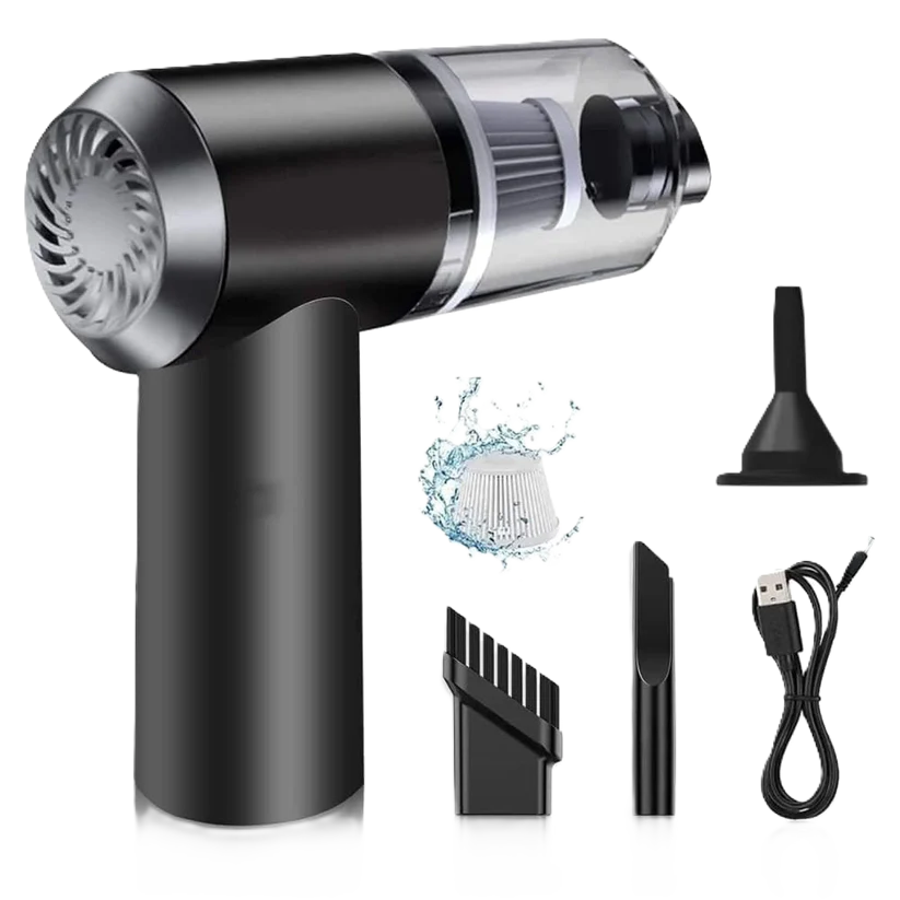 3-in-1 Portable Car Vacuum Cleaner with Blower