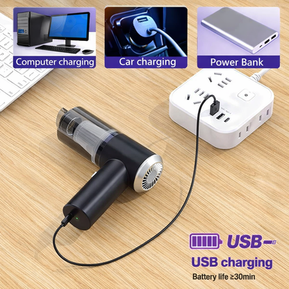 3-in-1 Portable Car Vacuum Cleaner