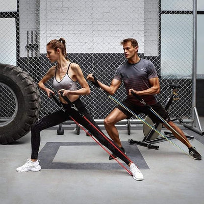 Exercise Bands Resistance Bands Set Workingout Door Fitness Gym Resistance Bands Kit for Men Women